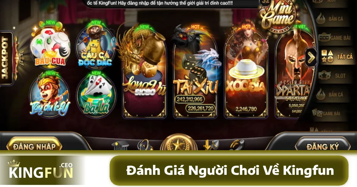 Đánh giá từ người chơi thực tế về nhà cái KINGFUN